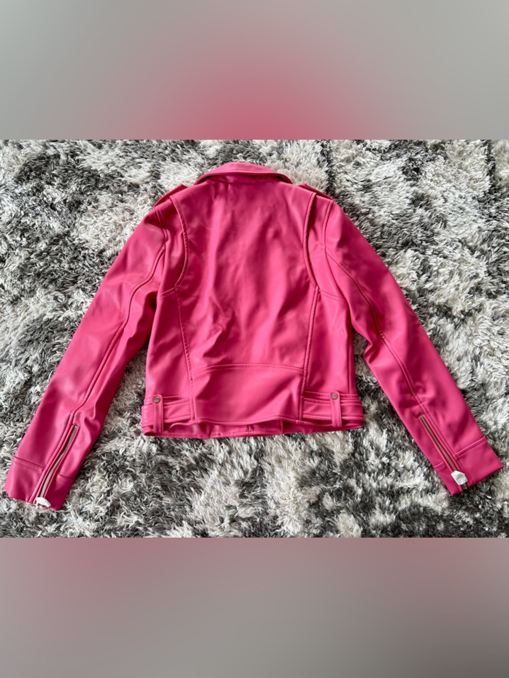 BLACKMILK Pink Moto Jacket - Size AU 10 / US 6 - NWT - Picture 3 of 8